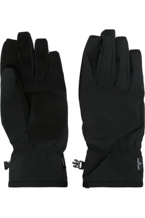 Stone Island Logo-embroidered gloves