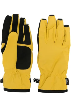 Stone Island Logo-embroidered gloves