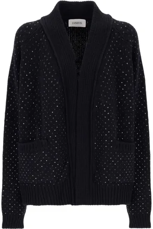 LANEUS Rhinestone-embellished cardigan