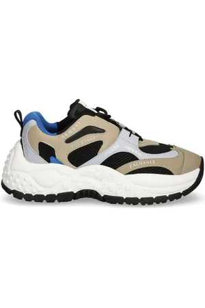 Armani Exchange Logo print trainers
