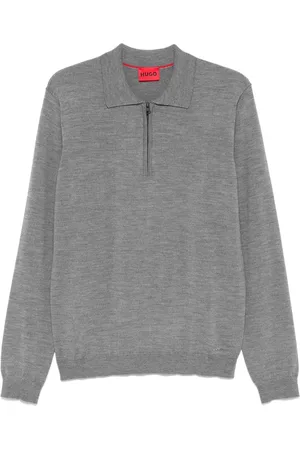 HUGO BOSS Zip-up polo shirt