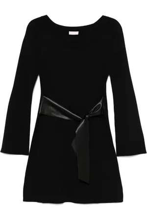 Liu Jo Belted knitted mini dress
