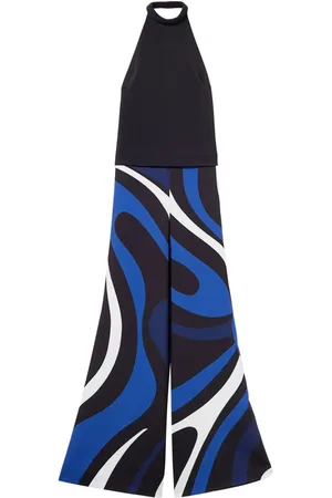 Puccini Marmo-print jumpsuit