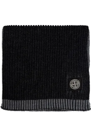 Stone Island Vanisé-knit wool scarf