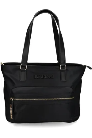 Moschino Embossed logo tote bag
