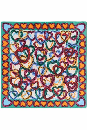 Bimba y Lola Heart-print scarf