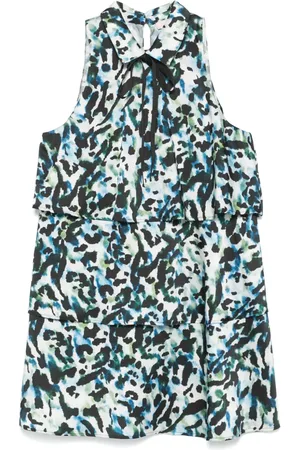 Liu Jo Animal-print ruffled dress