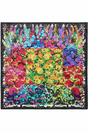 Bimba y Lola Floral-print scarf