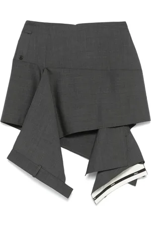 MONSE Deconstructed mini skirt