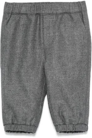 Emporio Armani Logo-patch trousers