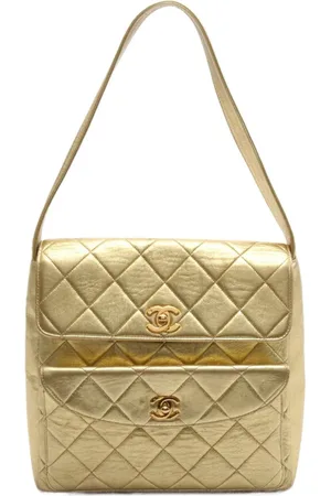 CHANEL 1996-1997 Double Turn-Lock shoulder bag