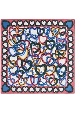 Bimba y Lola Heart-print scarf
