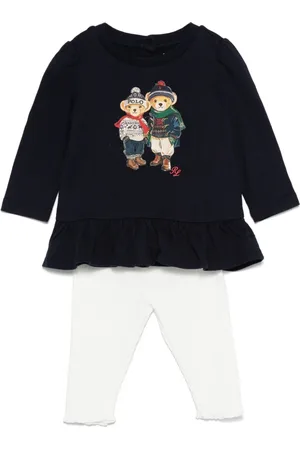 Ralph Lauren Polo Bear-motif trouser set