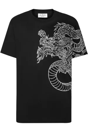 Philipp Plein Dragon Strass T-shirt