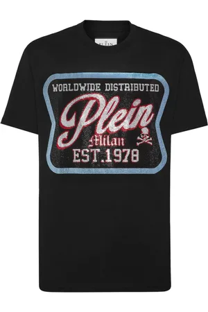 Philipp Plein Logo-patch crew-neck T-shirt