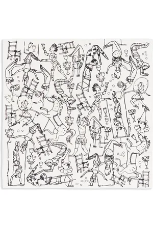 Bimba y Lola Circus-print scarf