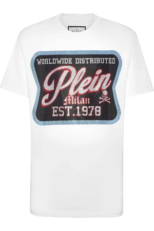 Philipp Plein Logo-patch crew-neck T-shirt