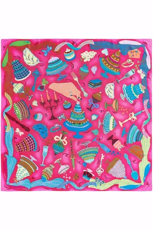Bimba y Lola Cake-print scarf