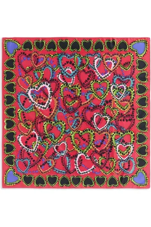 Bimba y Lola Strawberry-print scarf