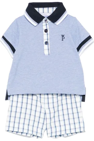 PATACHOU Checked shorts set