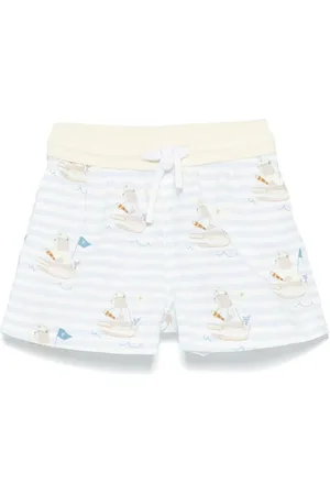 PATACHOU Pirates-print swim shorts