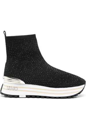 Liu Jo Rhinestone-embellished sock sneakers