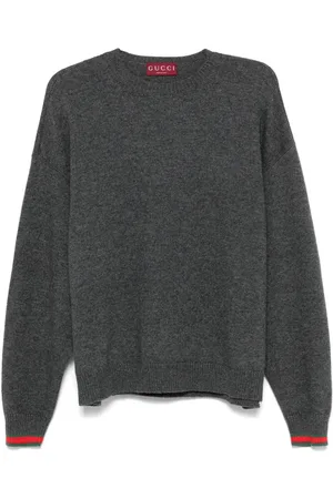 Gucci Web stripe-trim sweater