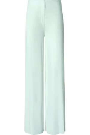 GENNY Wide-leg jersey trousers