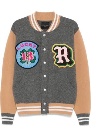 Roberto Collina Patch-detail bomber jacket