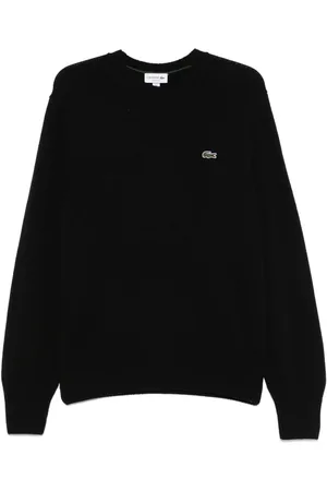 Lacoste Carded-wool crew-neck sweater