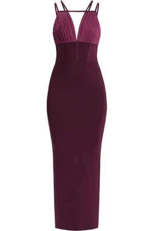 Hervé Léger Sleeveless midi dress
