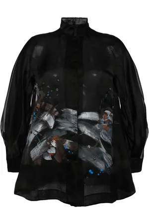 SHIATZY CHEN Libre collection standing collar shirt