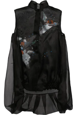 SHIATZY CHEN Libre collection standing collar vest