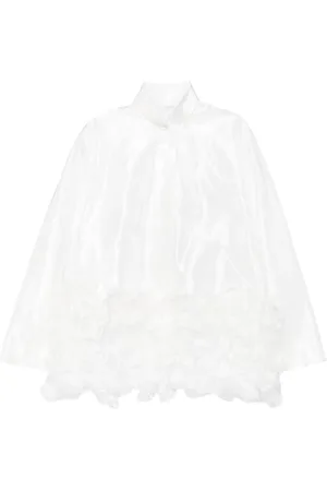 SHIATZY CHEN Lace embroidery oversized jacket