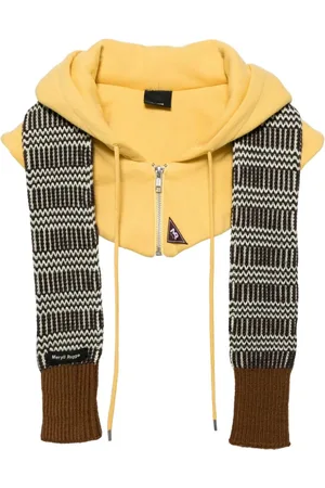 MERYLL ROGGE Zipped hood scarf