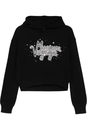 Musium Div. Logo embroidery hoodie