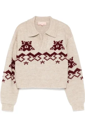 BAPY Intarsia jumper