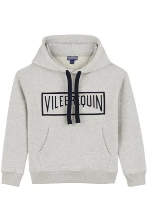 Vilebrequin 3D logo-embroidered hoodie