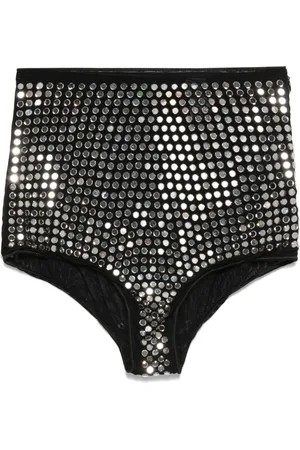 Oseree Crystal-embellished shorts