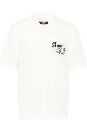 AMIRI Bowling crochet polo shirt