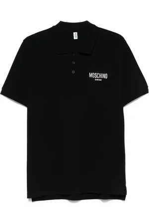 Moschino Embroidered-logo polo shirt