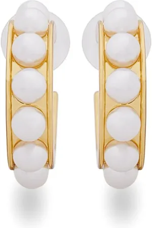 Kenneth Jay Lane Pearl detailed earrings