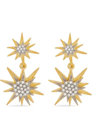 Kenneth Jay Lane Crystal embellishment earrings