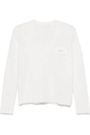 Liu Jo Logo-embroidered sweater
