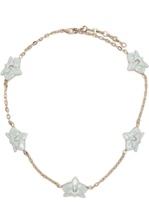 GENNY Orchid-motif necklace