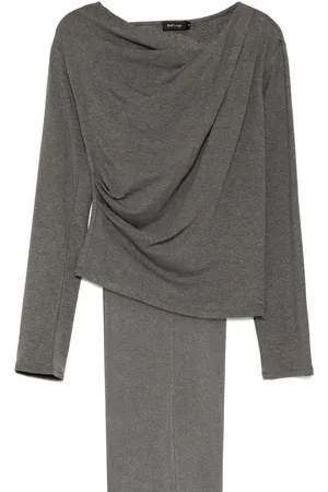 tout a coup Wrap top and wide-leg trousers suit