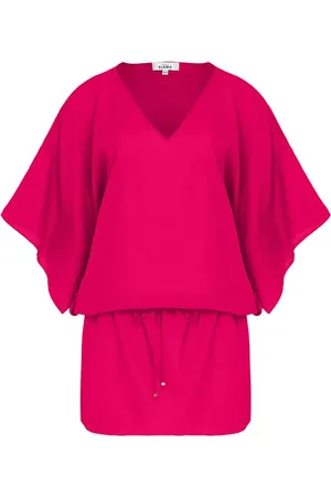 AMIR SLAMA V-neck mini beach dress