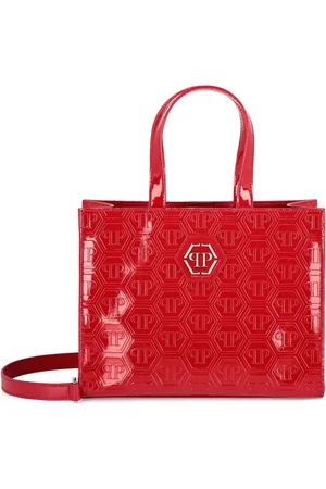 Philipp Plein Monogram patent tote bag