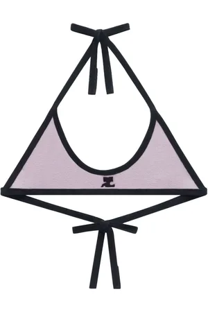 Courrèges Contrasting-trim bralette