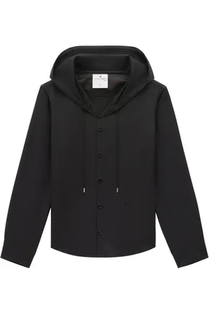 Courrèges Hooded twill shirt